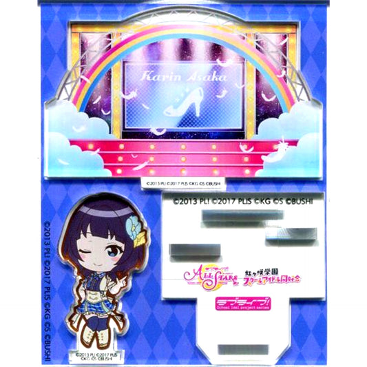 Karin Asaka Love Live! Nijigasaki High School Idol Club Love Live! School Idol Festival All Stars Mini Acrylic Stand SIFAS Pop-up Store Goods [USED]
