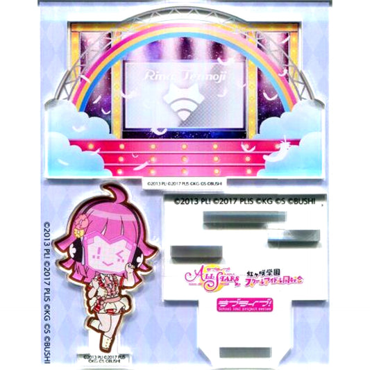 Rina Tennoji Love Live! Nijigasaki High School Idol Club Mini Acrylic Stand Love Live! School Idol Festival ALL STARS SIFAS Pop-up Store Goods [USED]