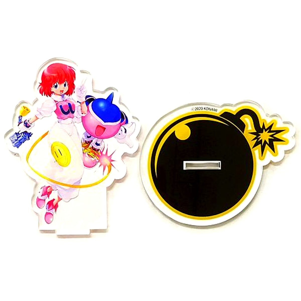 Pastel Bombergirl Acrylic Stand x Machi Asobi Cafe [USED]