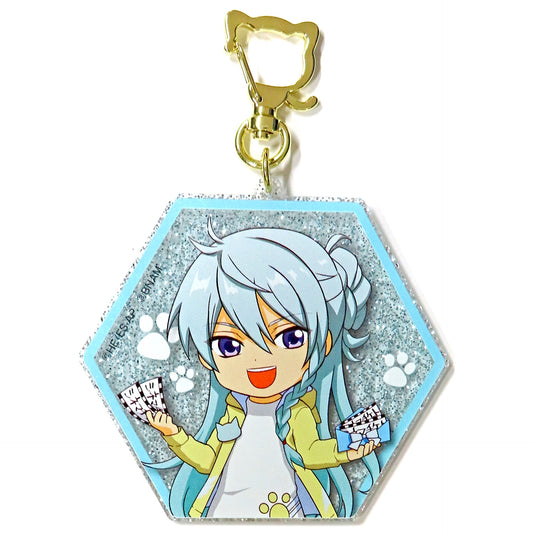 Wataru Hibiki Ensemble Stars! in Namjatown Find it! Found it! Hide and Seek Puni Puni Paw Prize A Acrylic Keychain [USED]