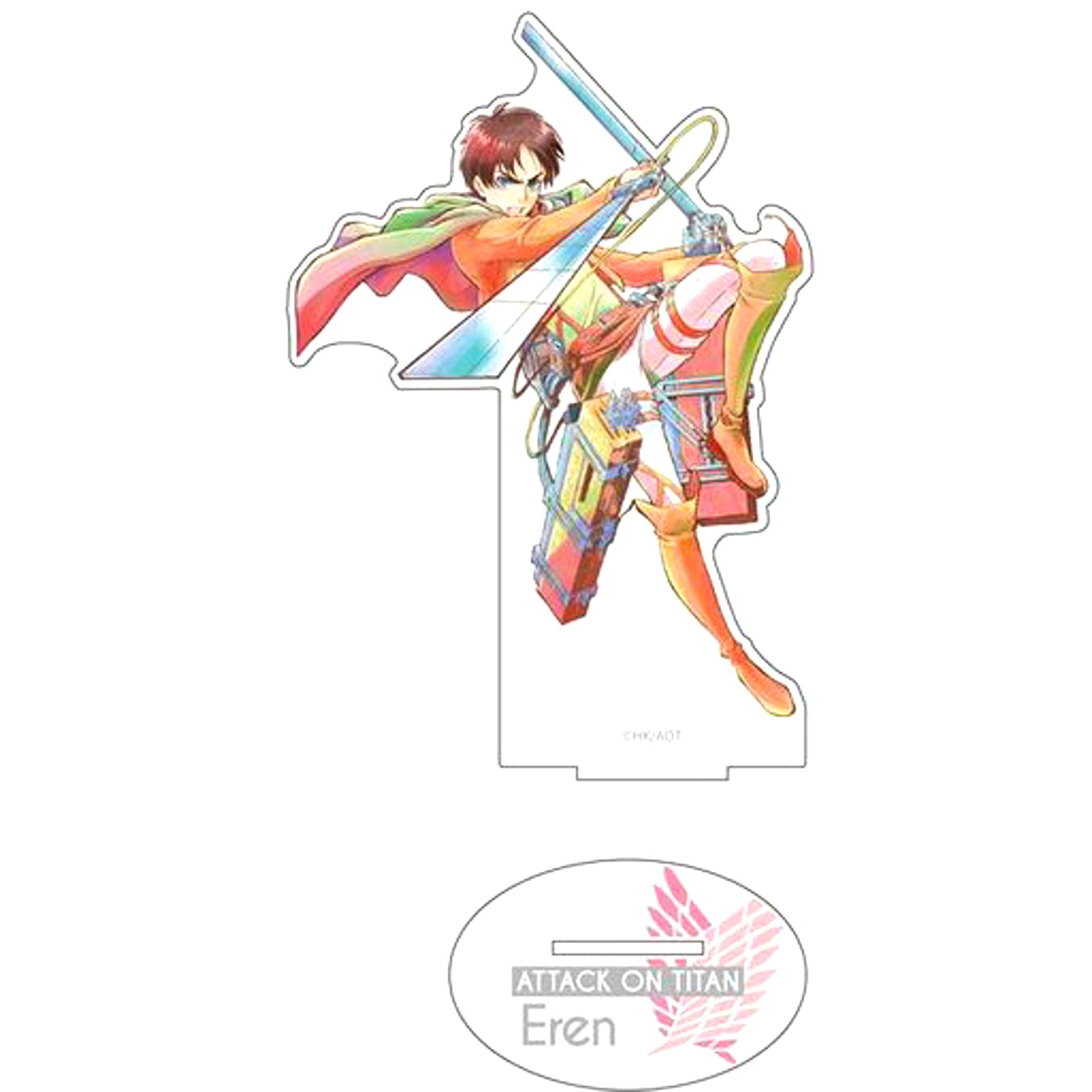 Eren Yeager Big Acrylic Stand Attack on Titan PALE TONE Series [USED]