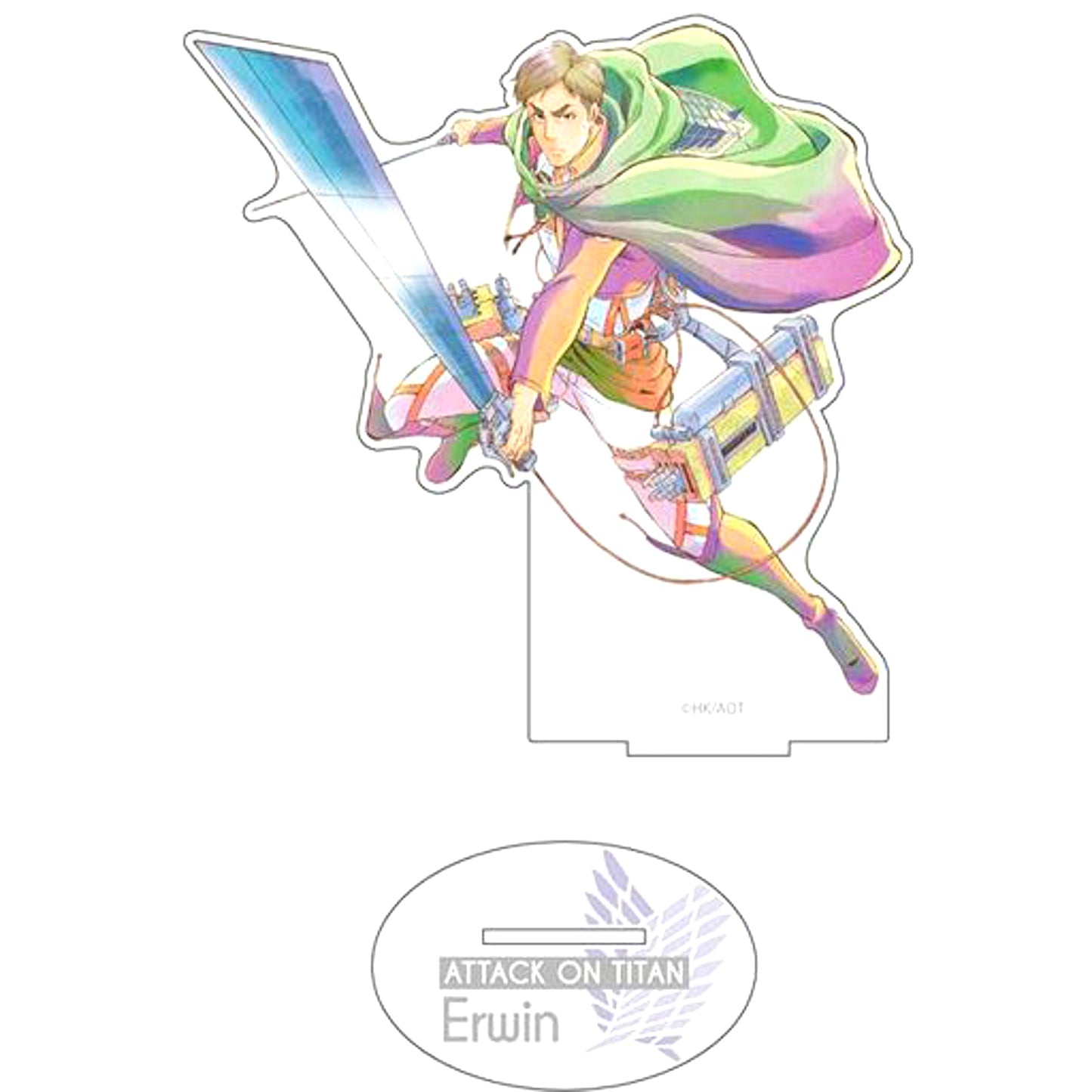 Erwin Smith Big Acrylic Stand Attack on Titan PALE TONE series [USED]