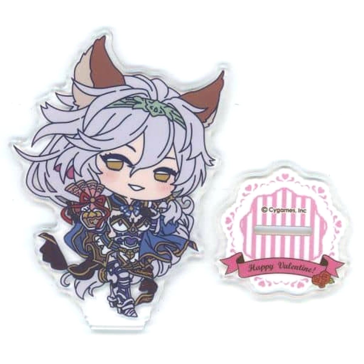 Granblue Fantasy Heles Acrylic Stand Happy Valentine! & White Day! Mini Character Version Yorozuya Siero Pop-up Shop in Marui Exclusive Acrylic Stands [USED]