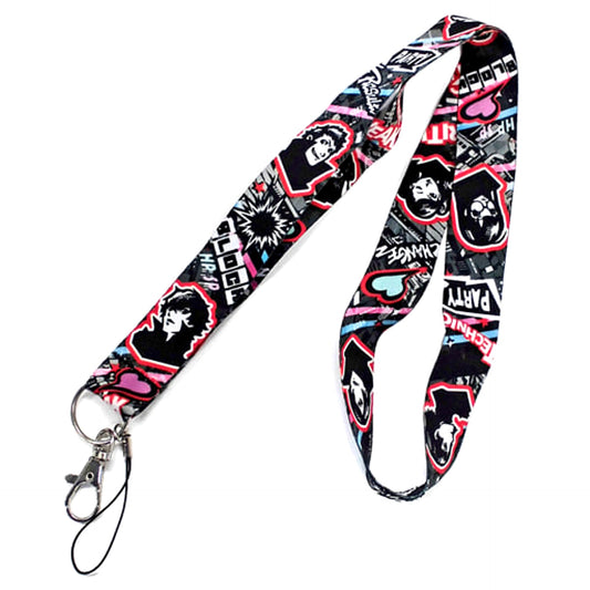 Persona 5 Royal Phantom Thieves Design Rakuten Collection Neck Strap Prize C-1 Keychains [USED]