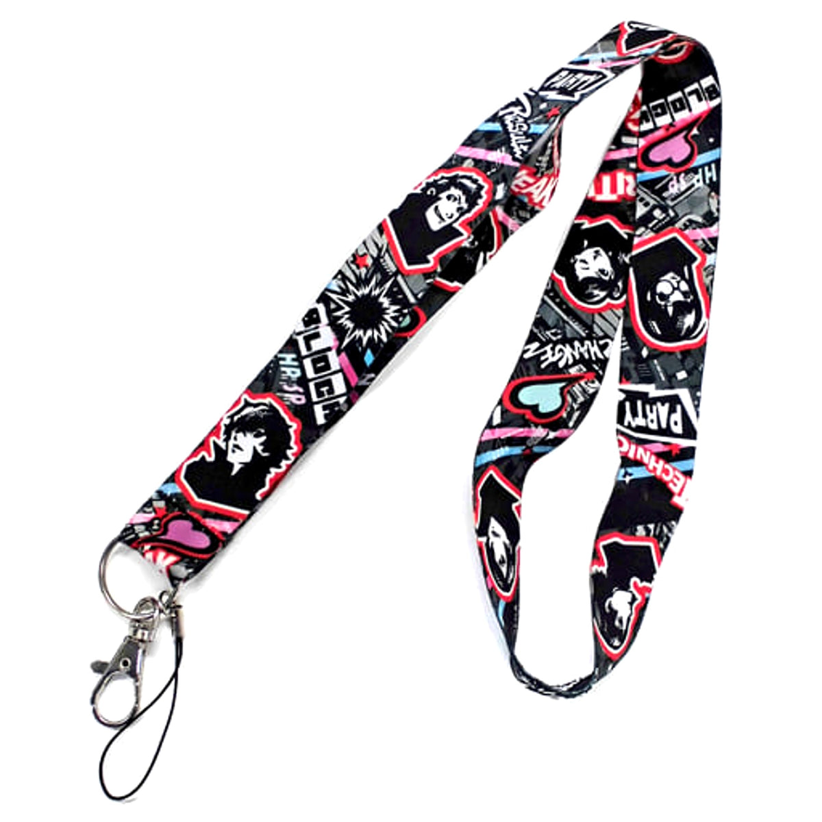 Persona 5 Royal Phantom Thieves Design Rakuten Collection Neck Strap Prize C-1 Keychains [USED]