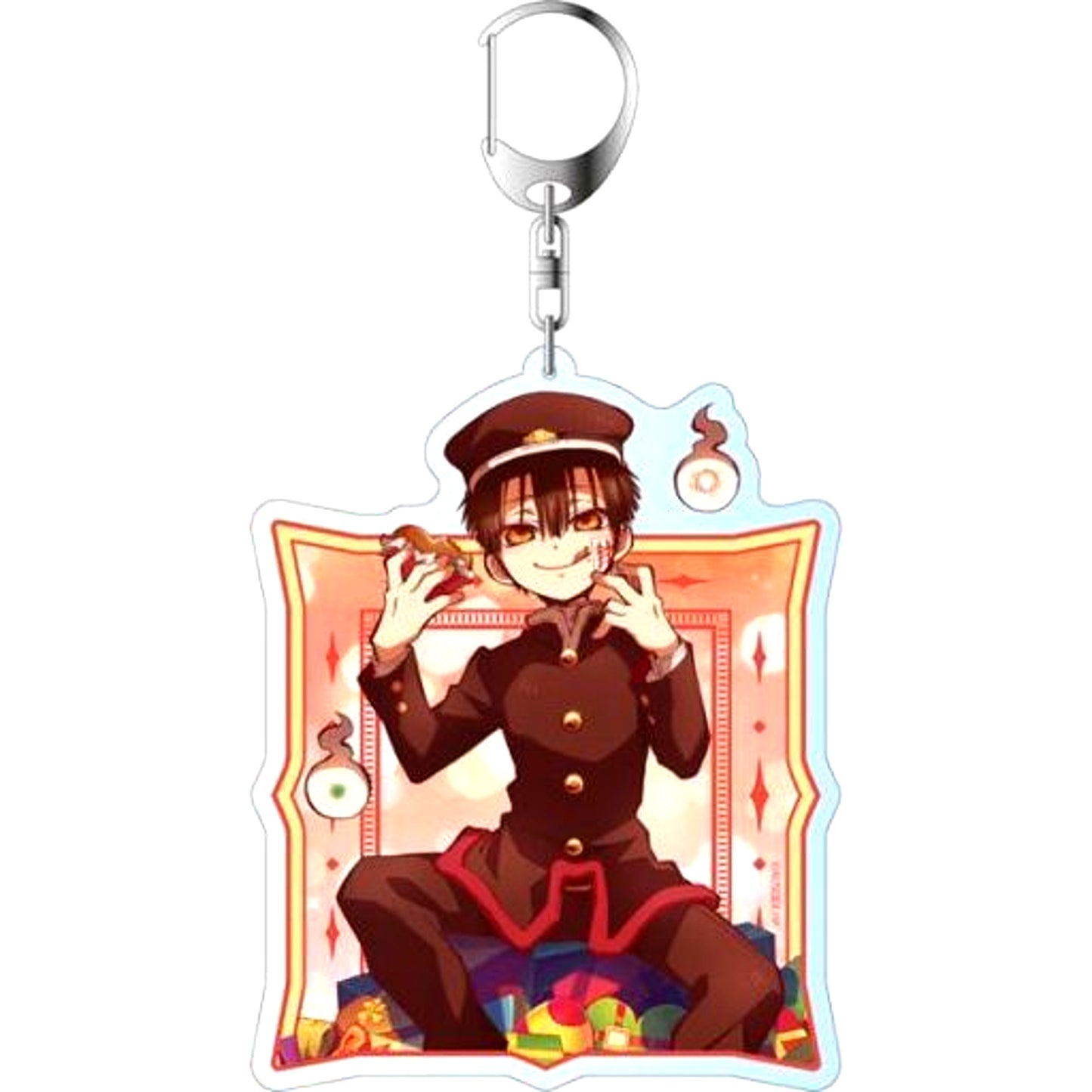 Hanako-kun Valentine Ver. Toilet-bound Hanako-kun Deka Keychain [USED]