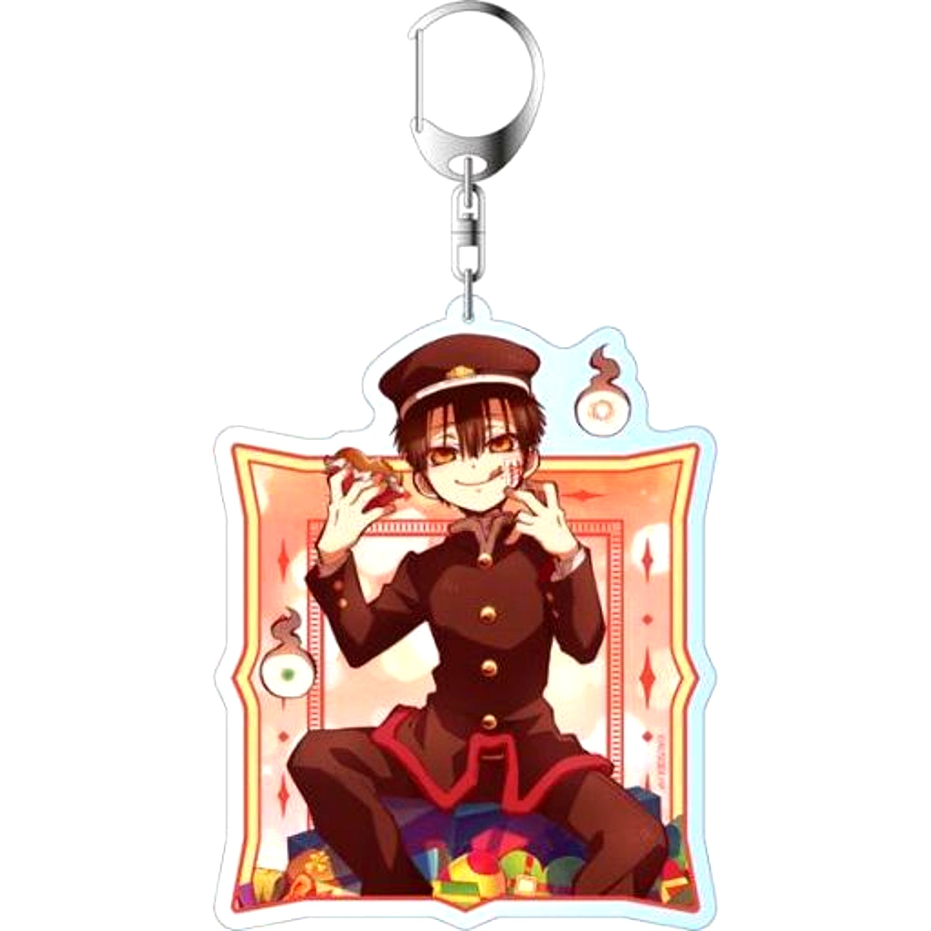 Hanako-kun Valentine Ver. Toilet-bound Hanako-kun Deka Keychain [USED]