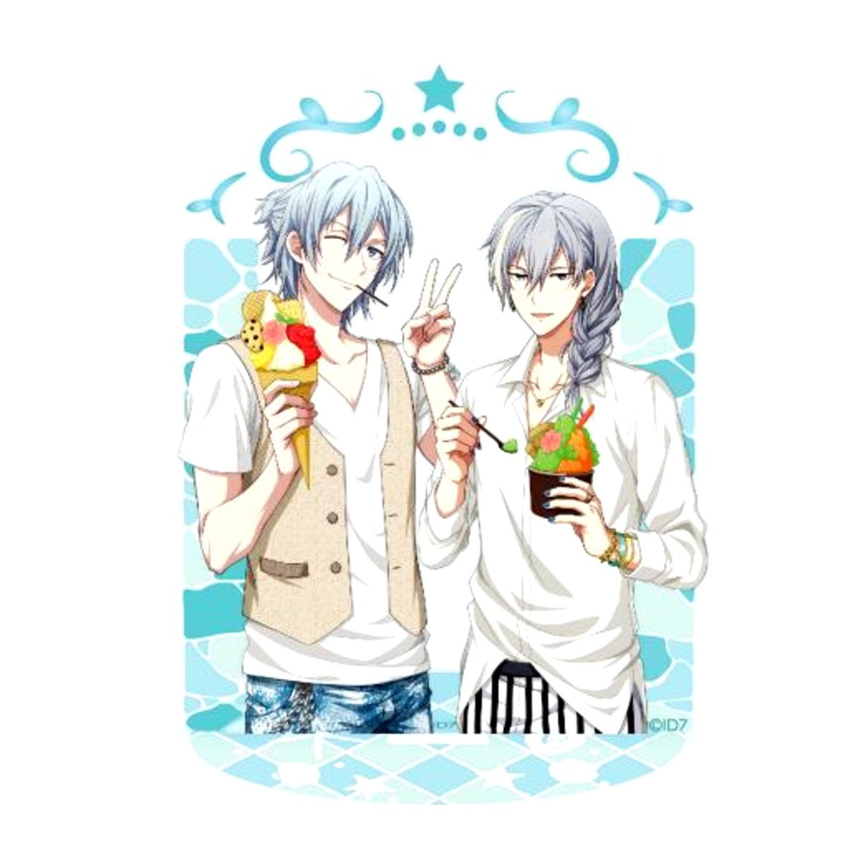 Tamaki Yotsuba & Yuki IDOLiSH7 ShuffleTalk2018 Acrylic Stand [USED]