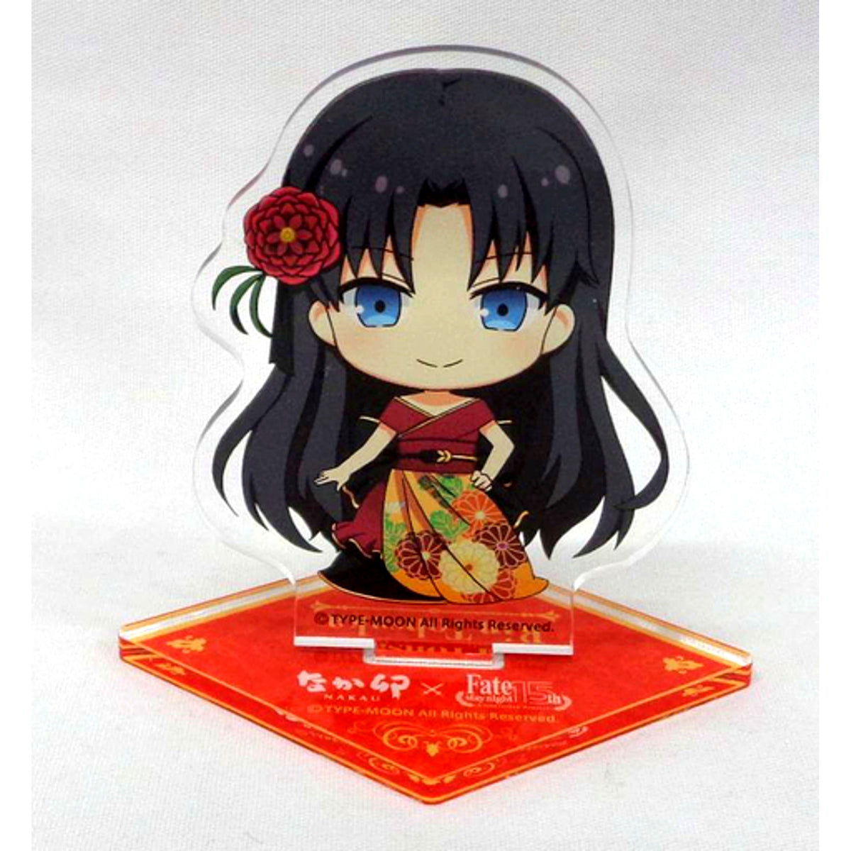 Rin Tohsaka Mini Character Acrylic Stand Nakau x Fate/stay night 15th Celebration Project Zensho Net Store Exclusive [USED]