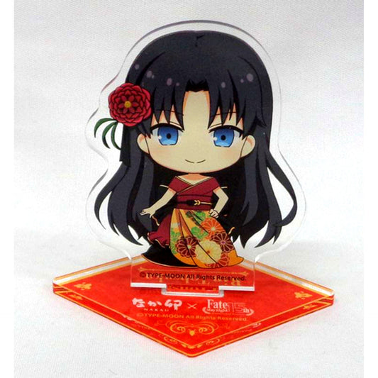 Rin Tohsaka Mini Character Acrylic Stand Nakau x Fate/stay night 15th Celebration Project Zensho Net Store Exclusive [USED]