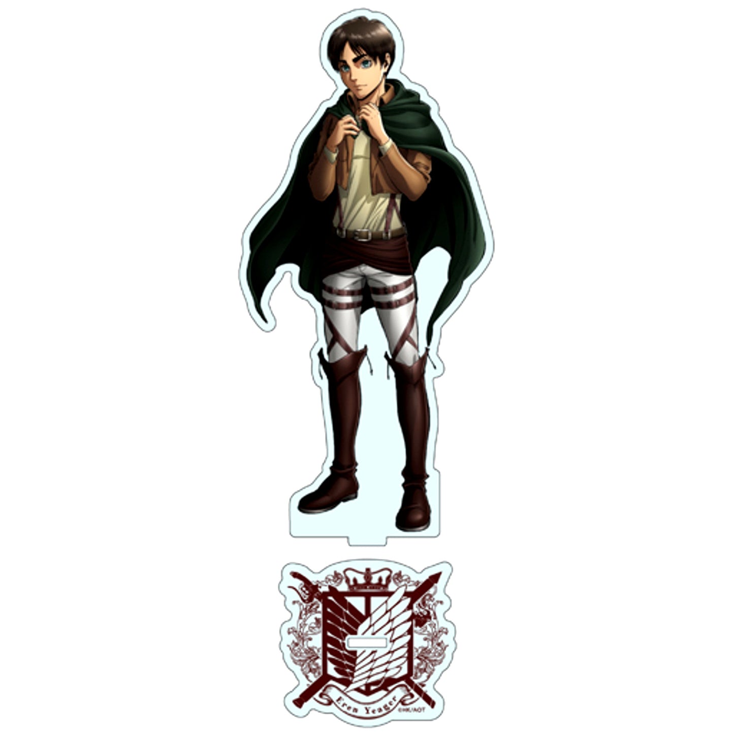 Eren Yeager Illustration Acrylic Figure M Attack on Titan [USED]