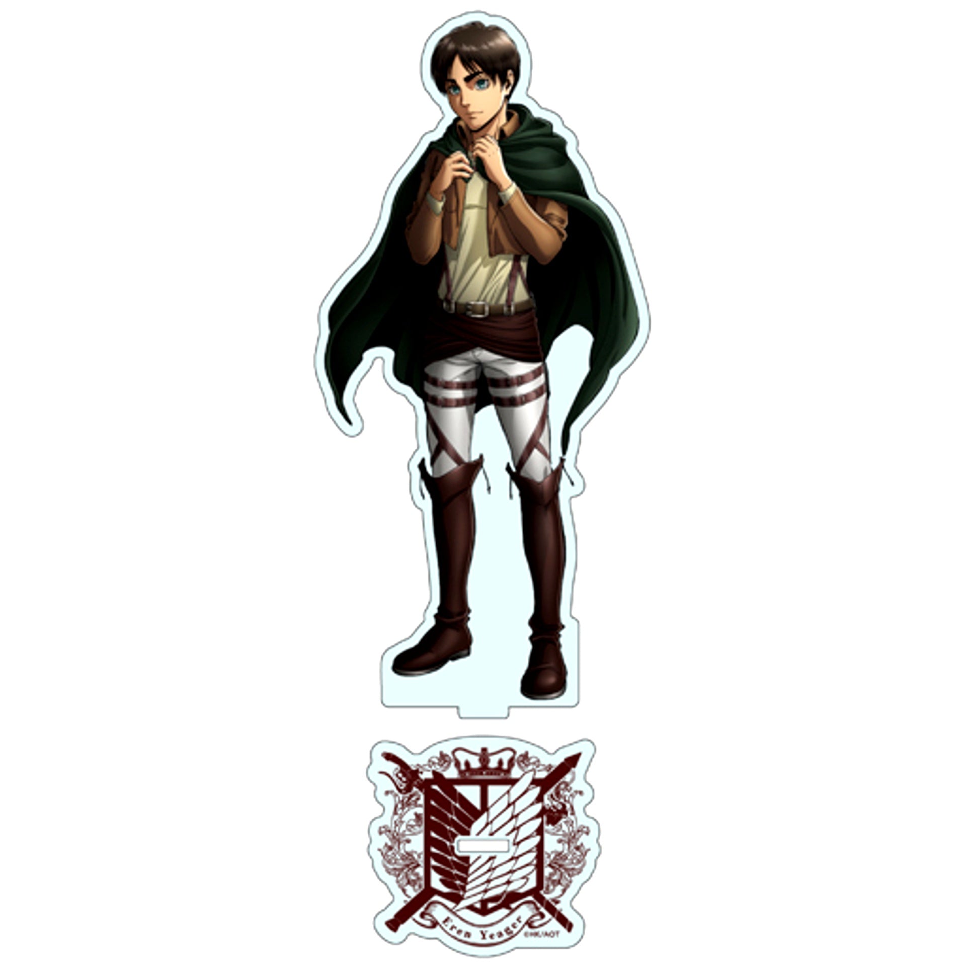 Eren Yeager Illustration Acrylic Figure M Attack on Titan [USED]