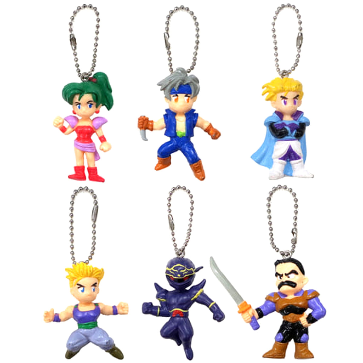 Final Fantasy VI Tina & Others FF Swing Part 1 All 6 Types Set Keychains [USED]