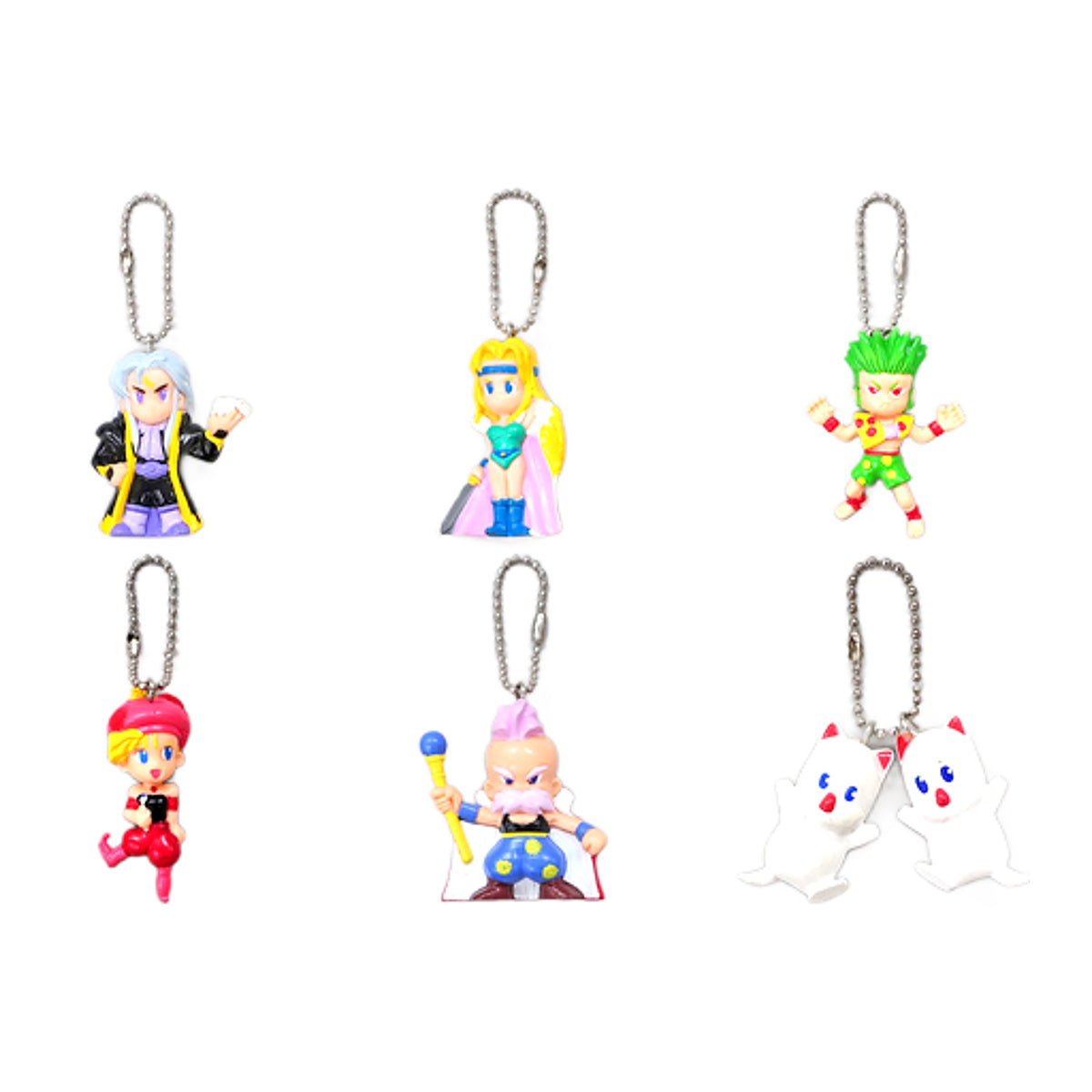 Final Fantasy VI Setzer & Others FF Swing Part 2 All 6 Types Set Keychains [USED]