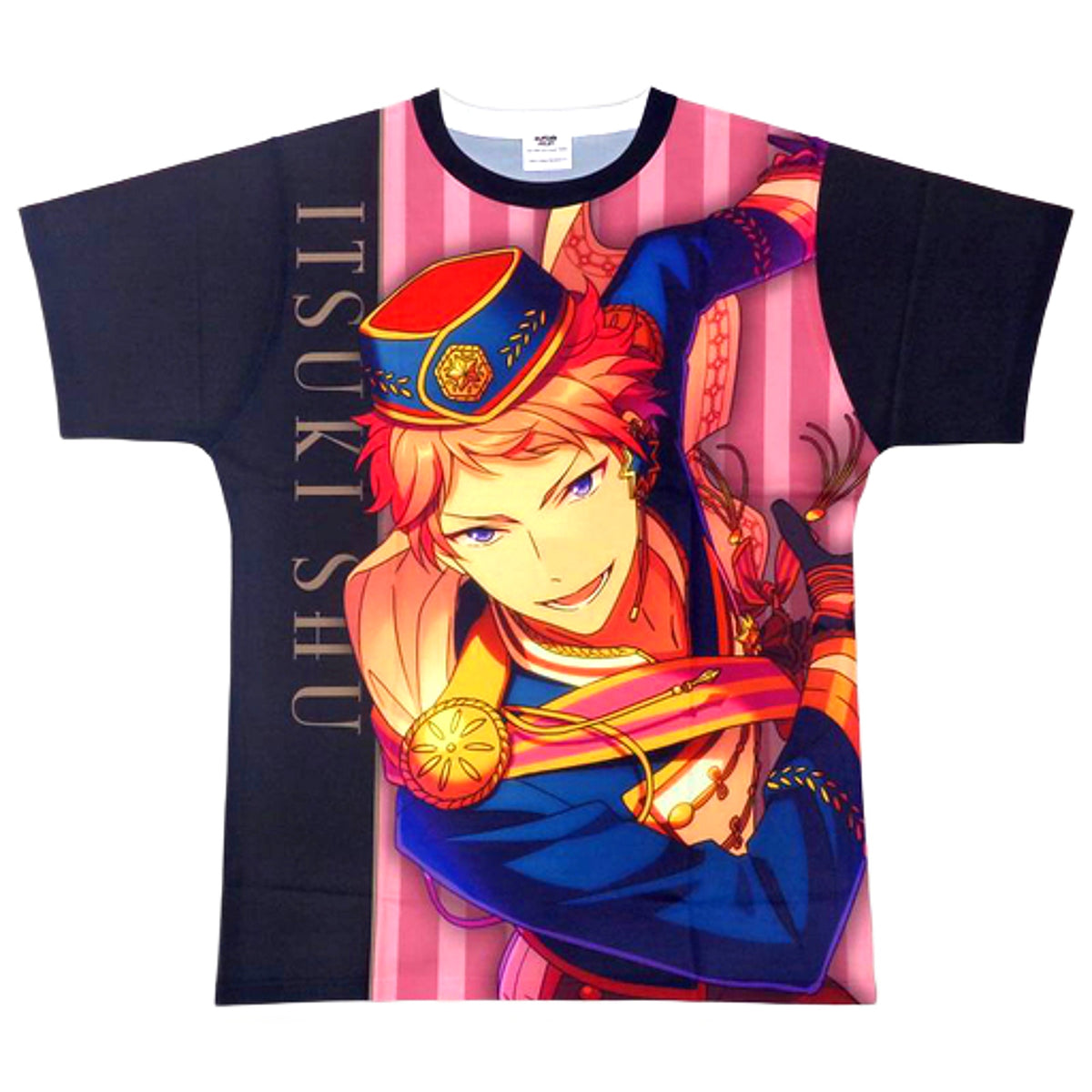 Shu Itsuki Ensemble Stars! Full Graphic T-Shirt Full Color Size: L Eccentric Snow Party! 2020 Limited Character apparel [USED]