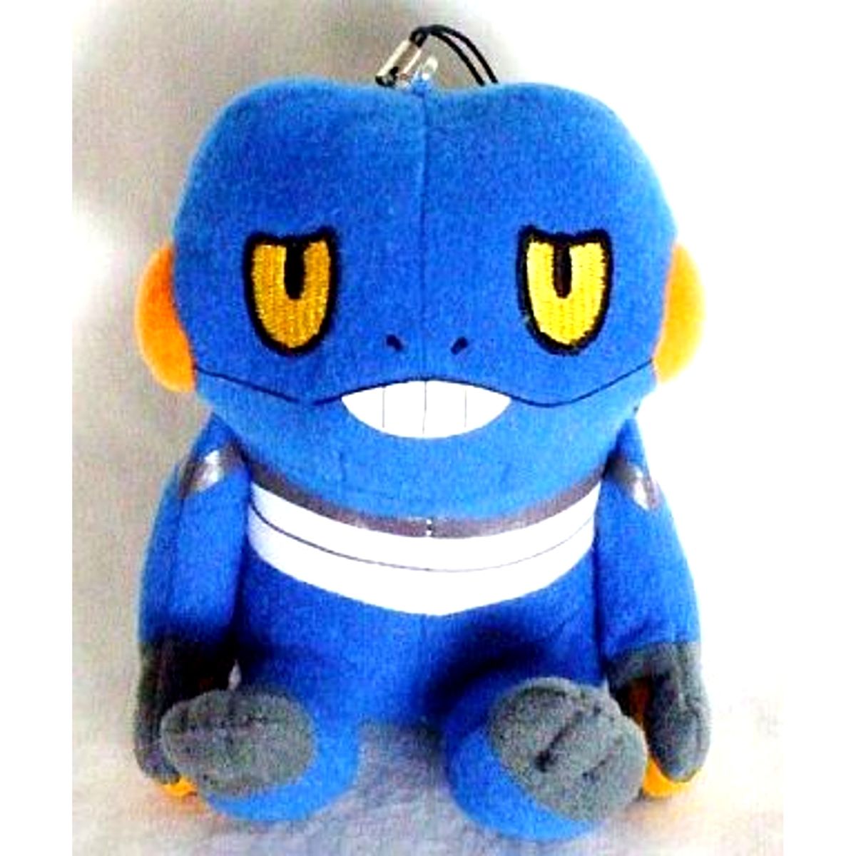 Croagunk Pokemon The Movie Diamond & Peal Ichiban Kuji Plush Strap Dialga vs Palkia vs Darkrai [USED]