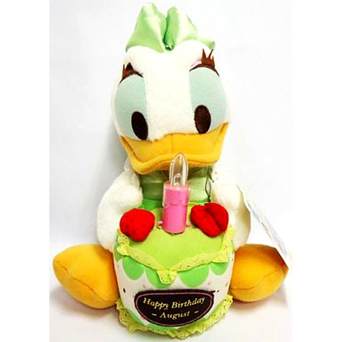 Daisy Duck Disney Characters Mickey & Friends Chibi Zu Light Up Birthday Cake Plush Series 3 [USED]