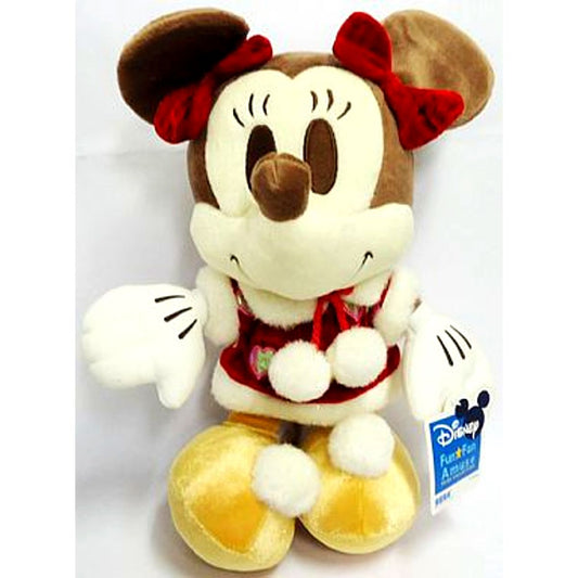 Minnie Mouse Disney Characters Mickey & Friends Chibi Zu Super Jumbo Christmas Style Plush Ver.3 [USED]