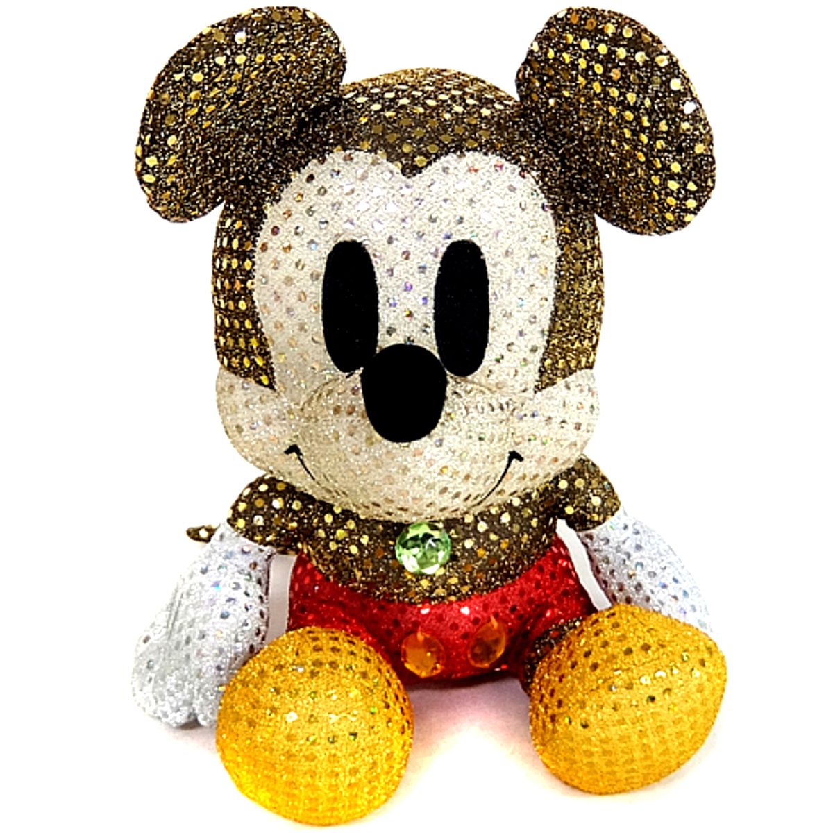Mickey Mouse Disney Characters Chibi-zu Super Jumbo Jewelry Sparkle Plush Ver.3 [USED]