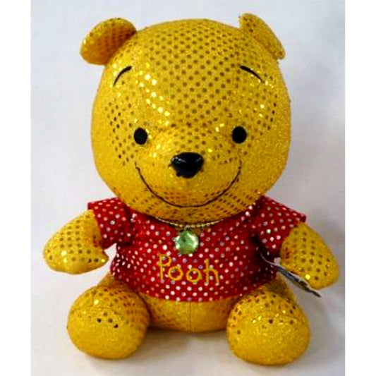 Winnie the Pooh Disney Characters Chibi Zu Super Jumbo Jewelry Sparkle Plush [USED]