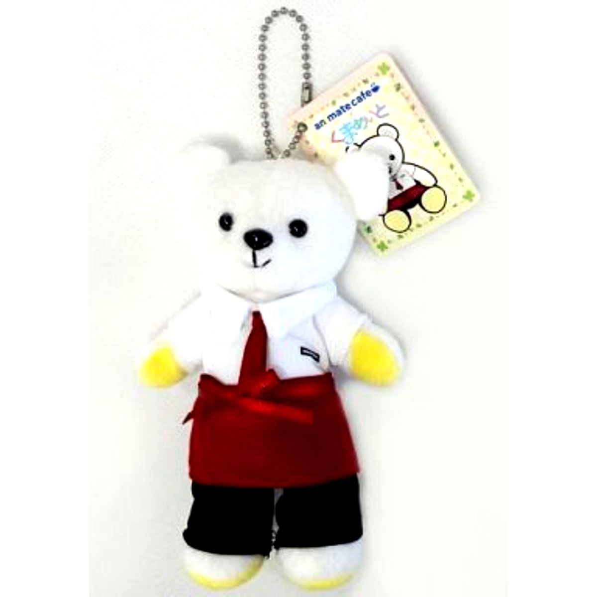 Kumamate Cafe White Plush Mascot animate cafe Limited [USED]