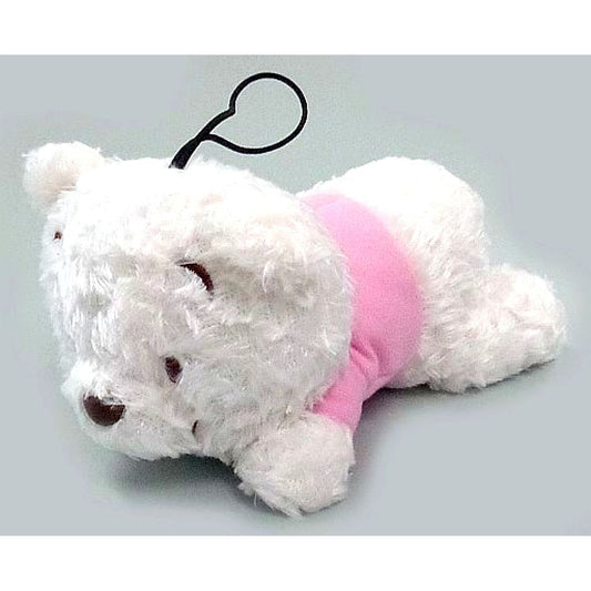 Winnie the Pooh Winnie-the-Pooh Lying Down White Fluffy Plush Chibi-zu [USED]