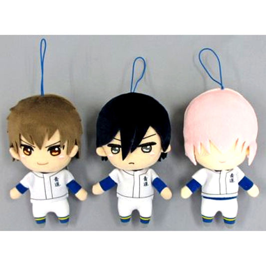 Set of 3 Plush Mascot 1 Ace of the Diamond [USED]