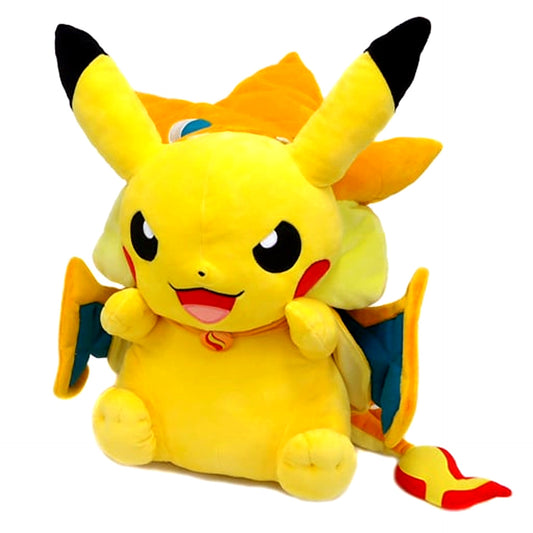 Pikachu Mega Charizard Y Ver Plush Pokemon Mega Size Pokemon Center Mega Tokyo Limited [USED]