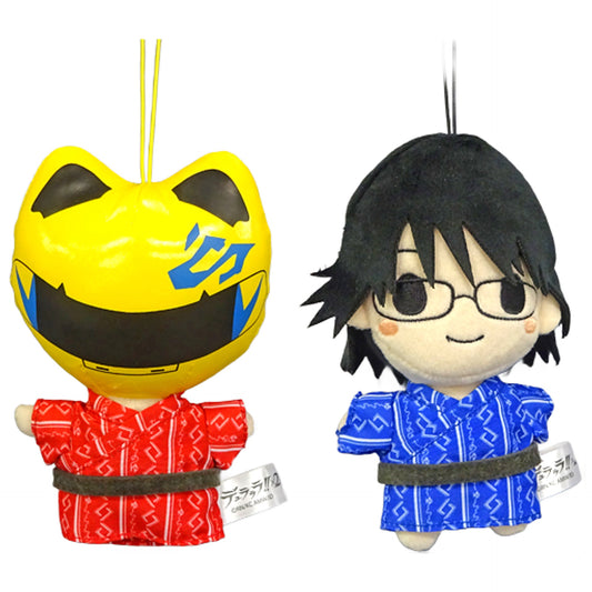 Celty Shinra Durarara!!x2 Minnano Kuji Yukemuri Ryojo-hen Pair Plush Toy Double Get Prize with Winning Notification Plush Toys [USED]