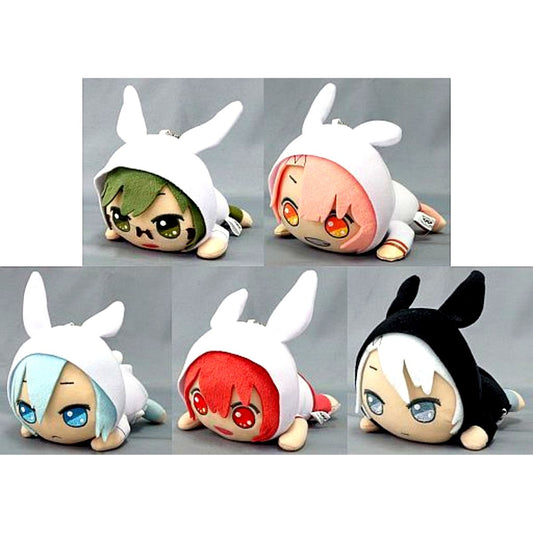Set of 5 IDOLiSH7 Kiradol Bunny Hoodie Vol.1 Mascot Plush [USED]