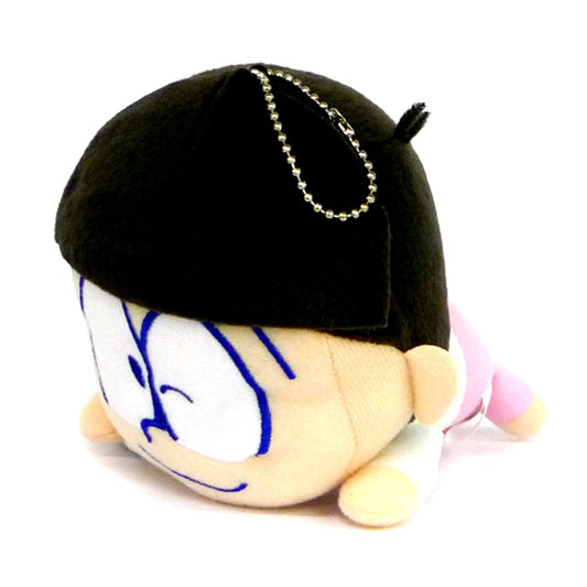 Todomatsu Matsuno Mr. Osomatsu Lying Down Jumpsuit Plush Toy Character Comyu Hiroba Limited [USED]