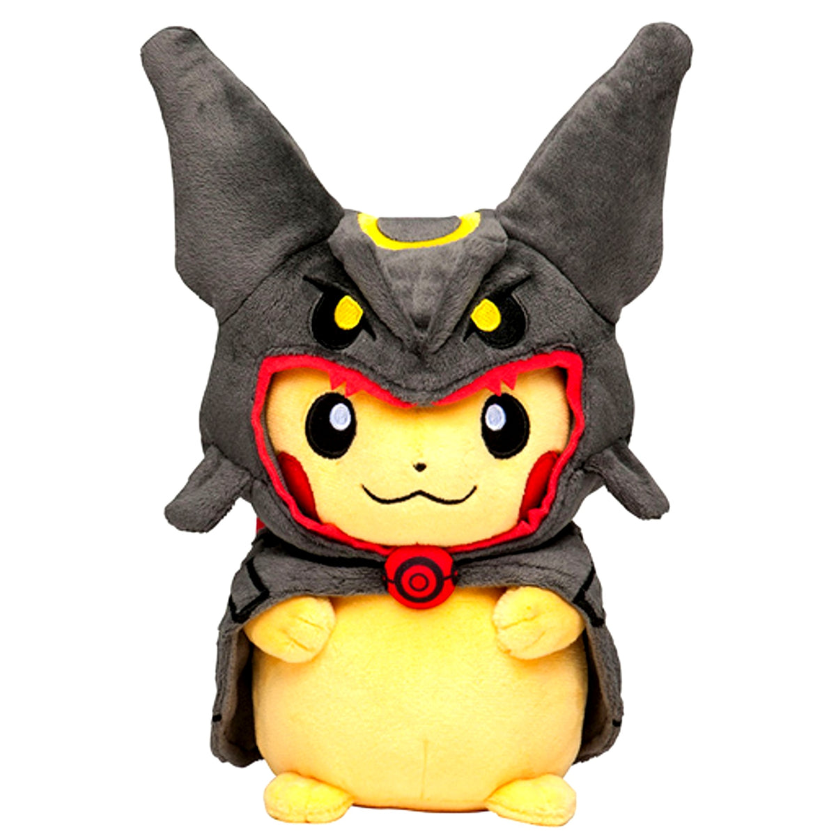 Pikachu Wearing Shiny Rayquaza Poncho Plush Pokemon Center Limited [USED]