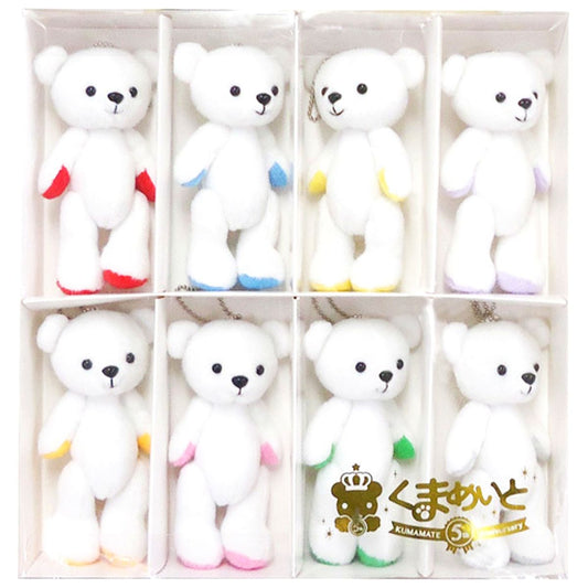 Set of 8 Kumameito Plush Mascot 5th Anniversary Movic 2nd Anniversary Official Online Store Limited [USED]