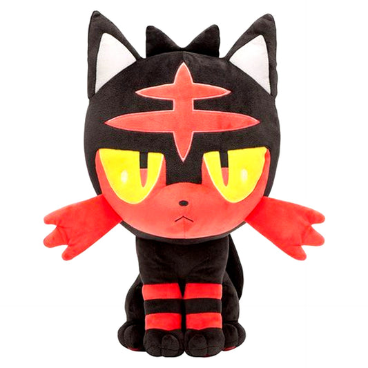 Litten Life-Size Plush Pokemon Sun & Moon Pokemon Center Limited [USED]
