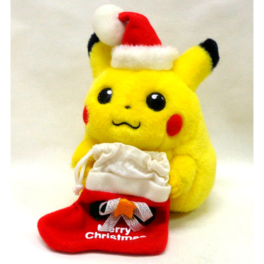 Pikachu Pokemon Santa Plush Pokemon [USED]