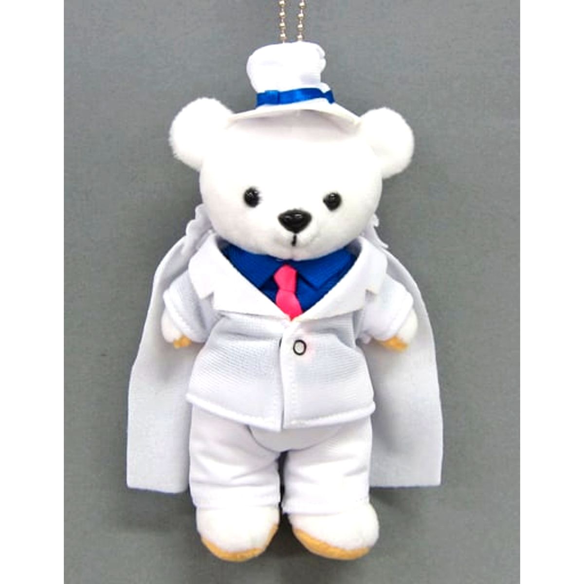 Kaito Kid Detective Conan Kumamate Plush Mascot [USED]