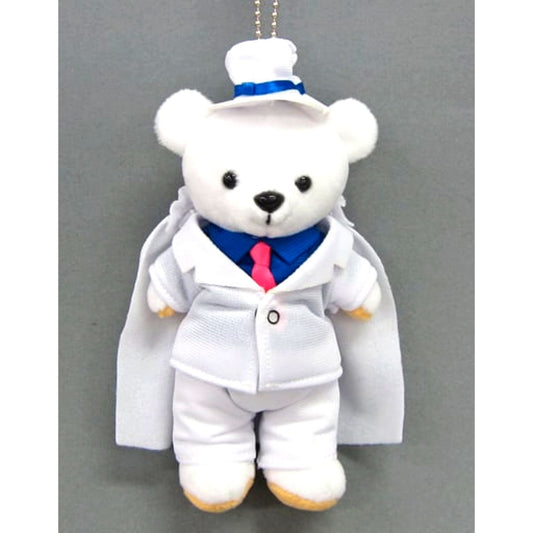 Kaito Kid Detective Conan Kumamate Plush Mascot [USED]
