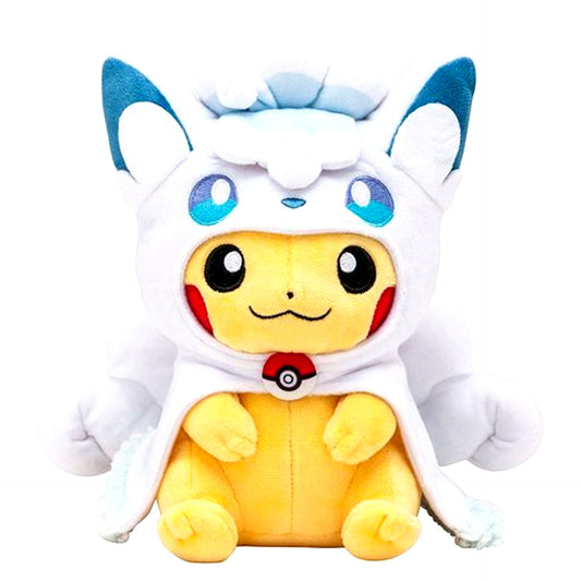 Alolan Vulpix Poncho Pikachu Plush Pokemon Pokemon Center Limited [USED]