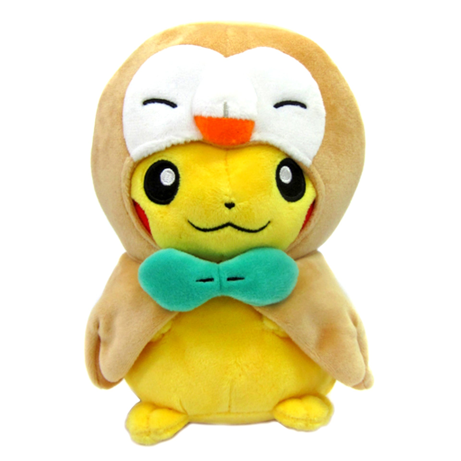 Rowlet Poncho Pikachu Plush Pokemon Pokemon Center Limited [USED]