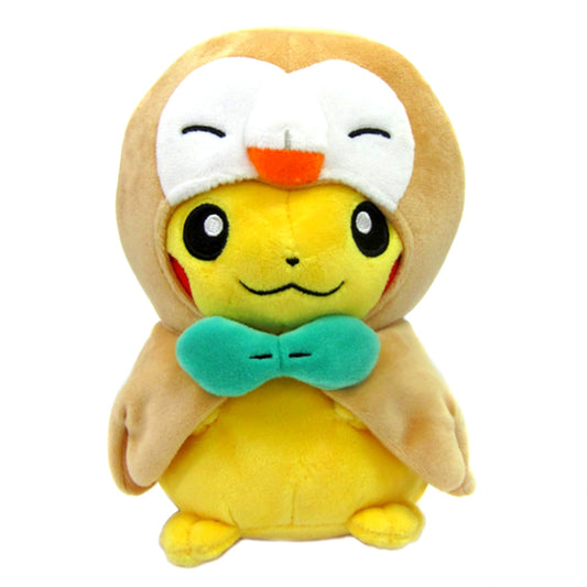 Rowlet Poncho Pikachu Plush Pokemon Pokemon Center Limited [USED]