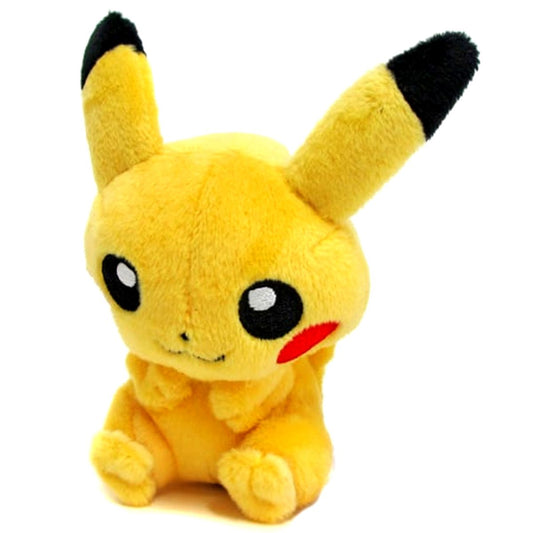 Pikachu Mouth Closed Petit Plush in Monster Ball Case Pokemon Center Limited [USED]