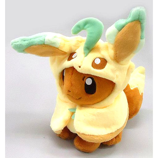Eevee Leafeon Poncho Series Plush Pokemon Pokemon Center Limited [USED]