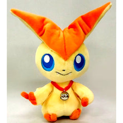 Victini with Soothe Bell Plush Pokemon Center Tohoku Limited [USED]