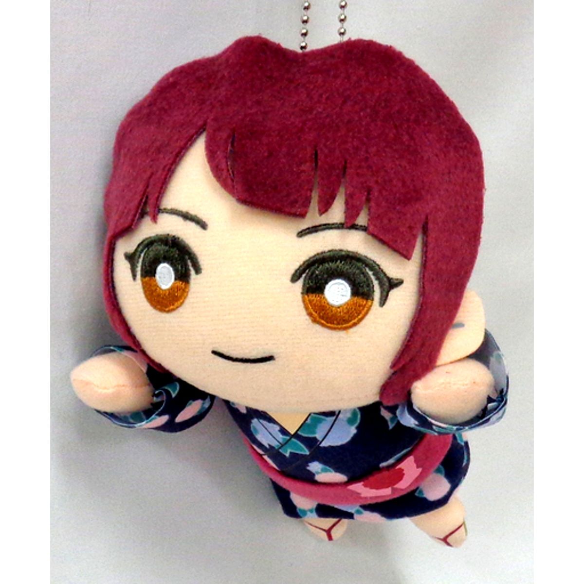 Nazuna Oikawa Fireworks Lying Down Yukata Look From Below or Side Plush Toys Namco Limited [USED]