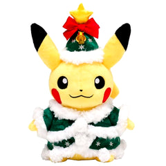 Pikachu Christmas 2017 Plush Pokemon Pokemon Center Limited [USED]