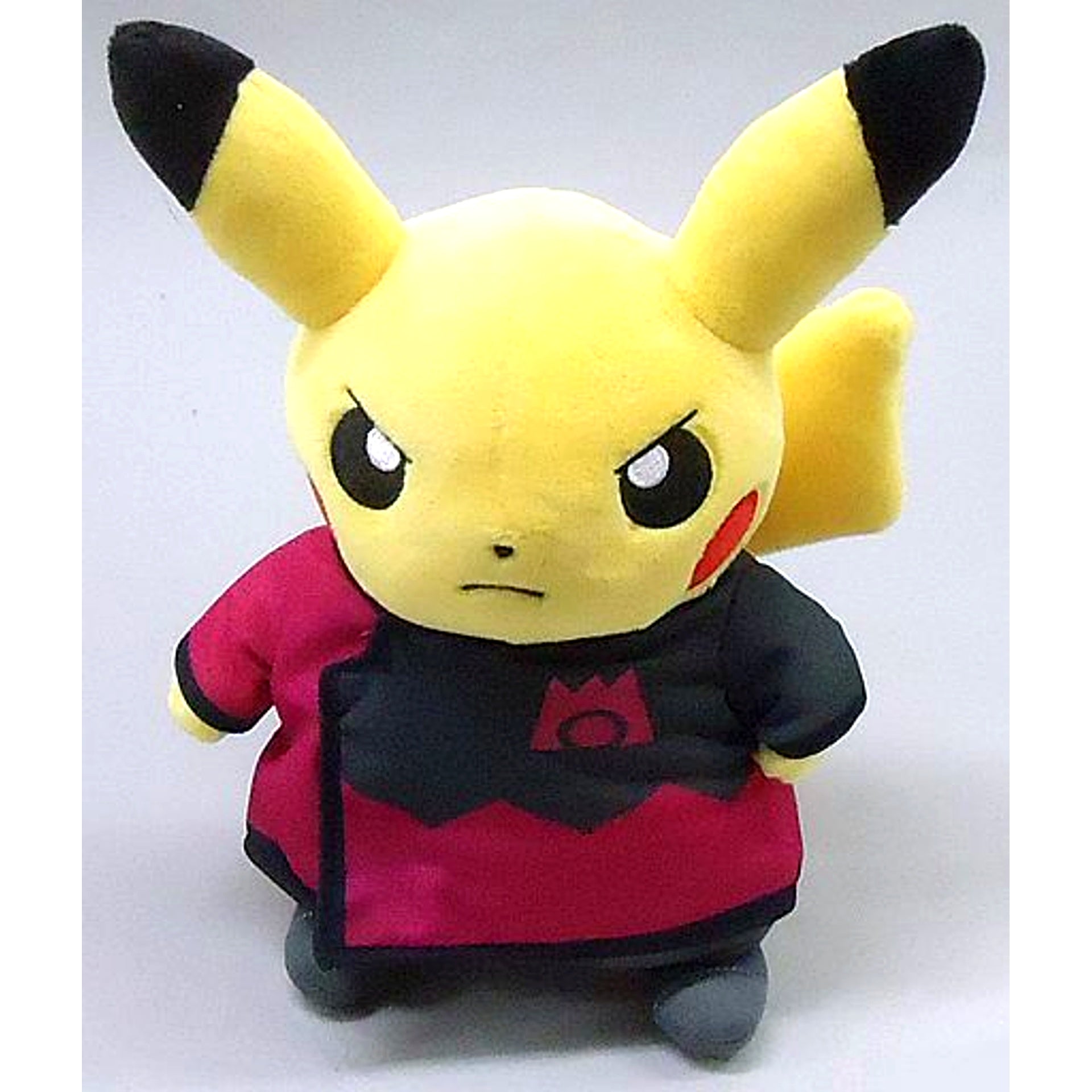 Pikachu Maxie Team Magma Boss Pretend Pikachu RR Plush Pokemon Pokemon Center Limited [USED]