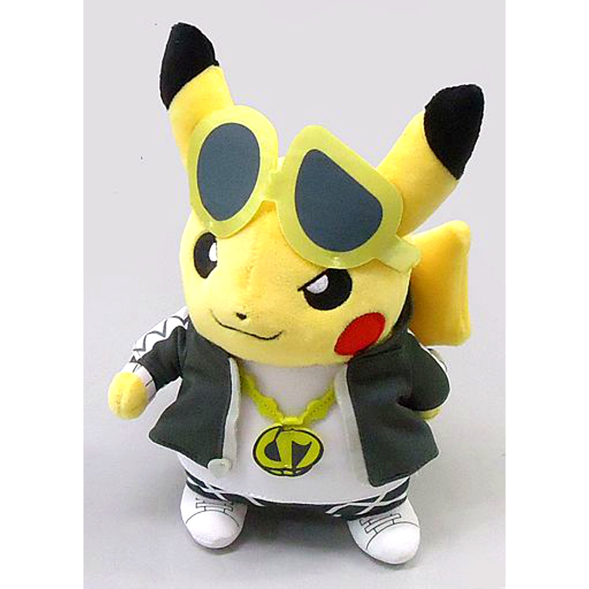 Pikachu Guzma Team Skull Boss Cosplay RR Plush Pokemon Center Limited [USED]