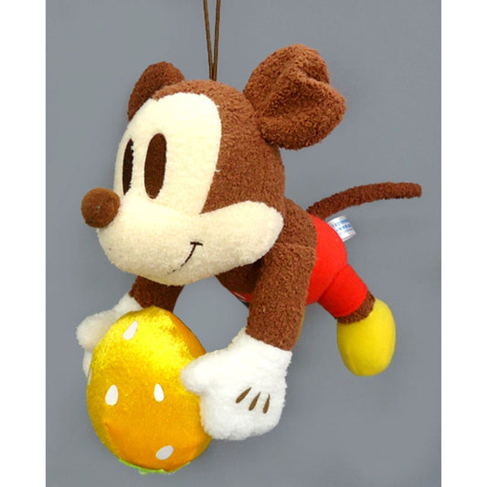 Mickey Mouse Disney Characters Chibi-zu Mugyutto Strawberry Plush [USED]