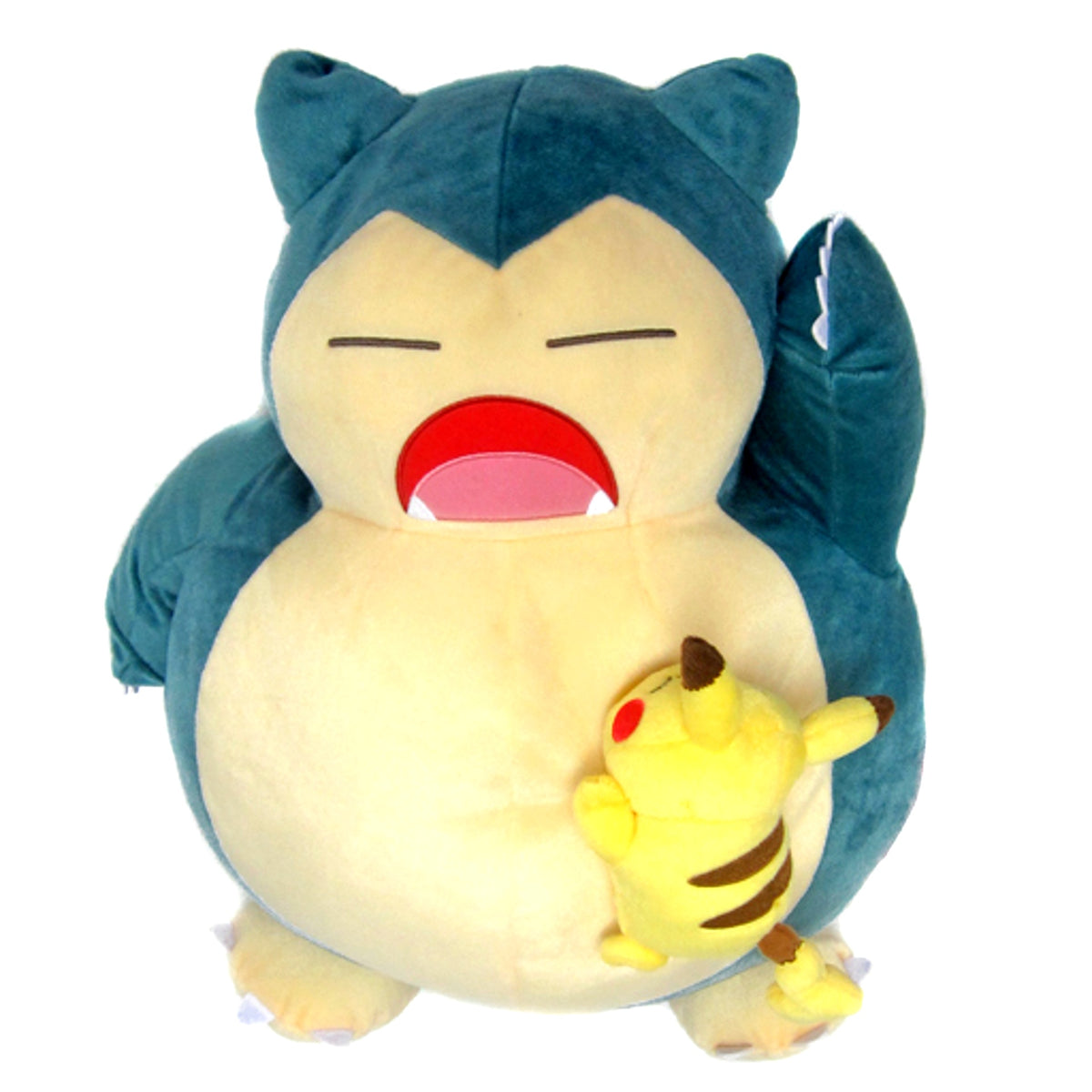 Snorlax with Pikachu Last One Prize Big Plush Last One Ver Ichiban Kuji Pokemon HEY Pikachu and Friends [USED]