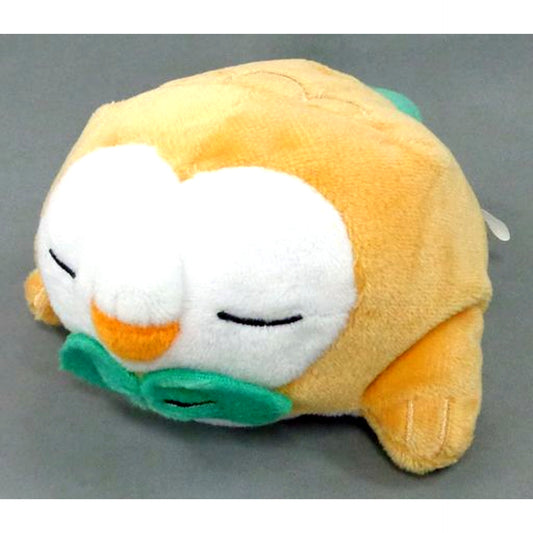 Rowlet Sleeping Ver. Kuttari Plush Pokemon Pokemon Center Limited [USED]